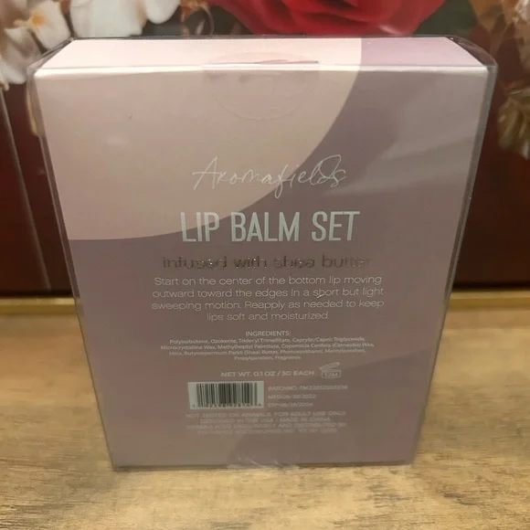 Aromafields White Jasmine Lip Balm Set - Picture 3 of 3